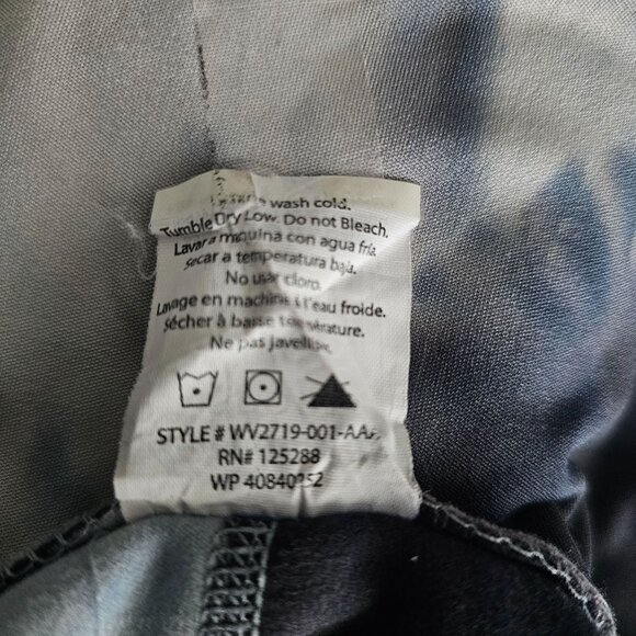 Aeropostale Sport Women's Black/White/Blue Tie Dye Print Leggings Size L/G - Picture 9 of 13